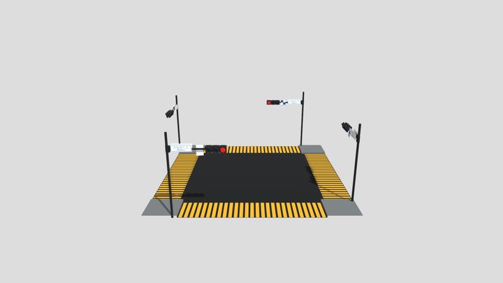 Road Intersection 3D Model