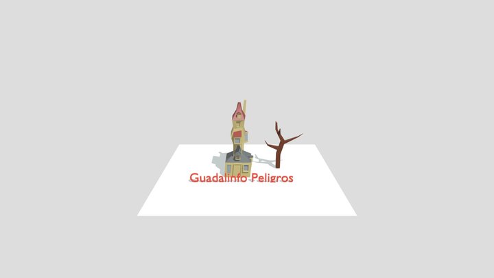 Casa Halloween 3D Model