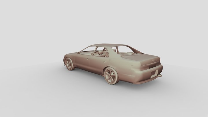 Toyota Chaser 90 WIP1 3D Model