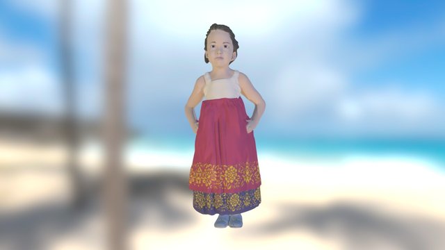 Little girl 3D Model