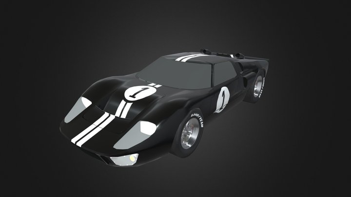 Ford GT40 3D Model