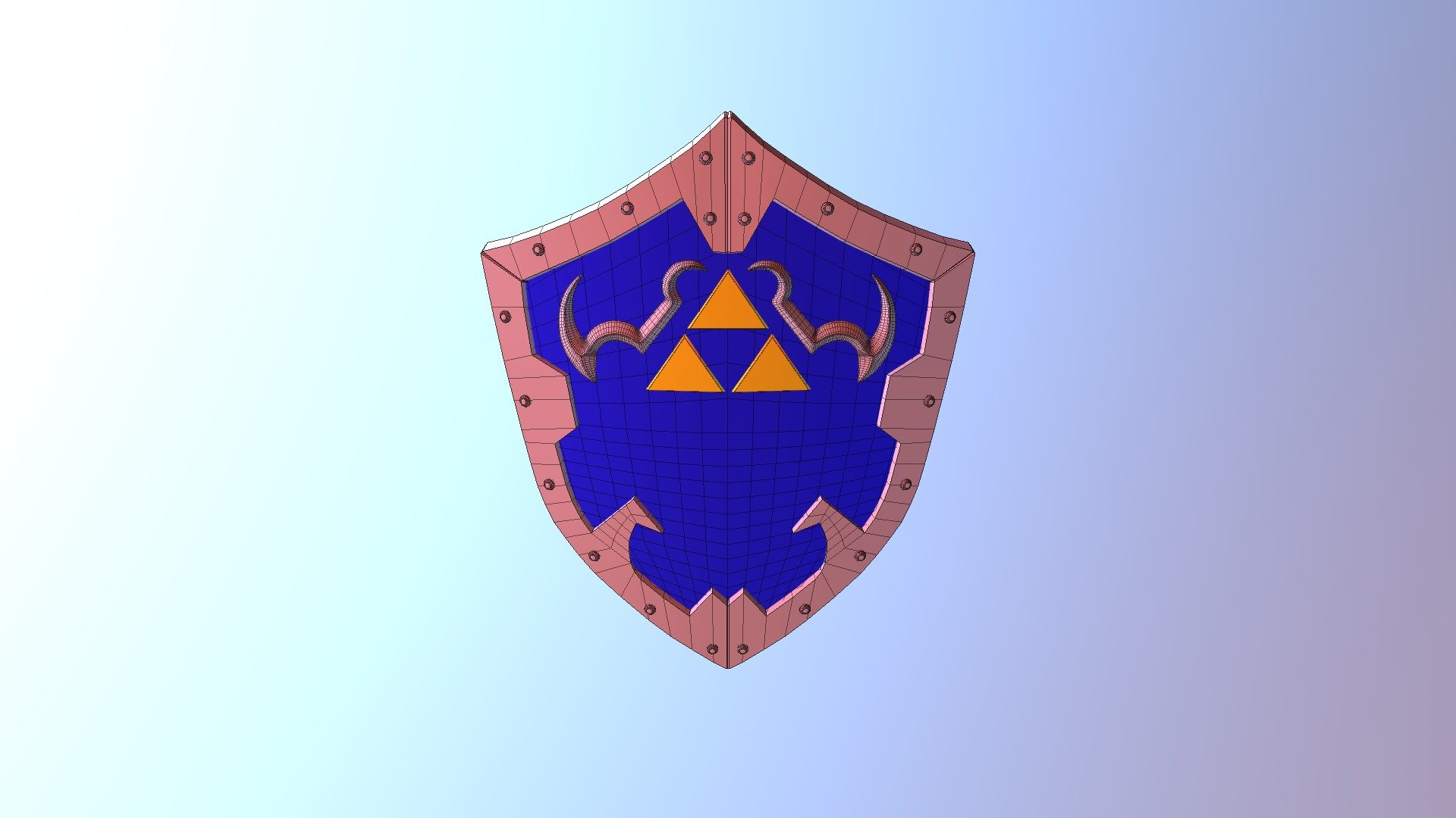 Zelda Shield 02 3D model by joshuadavid007 [9bc6df1] Sketchfab