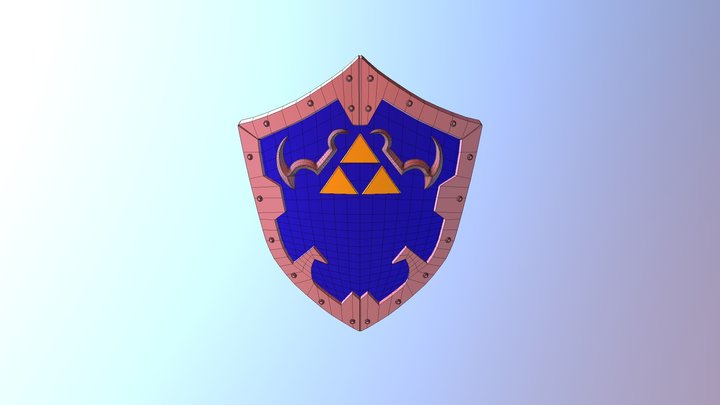 Zelda Shield 02 3D Model