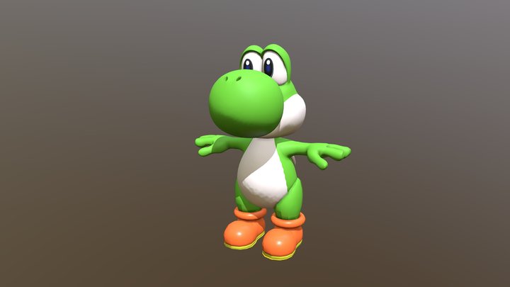 3D model Mario Luigi And Yoshi From Game VR / AR / low-poly