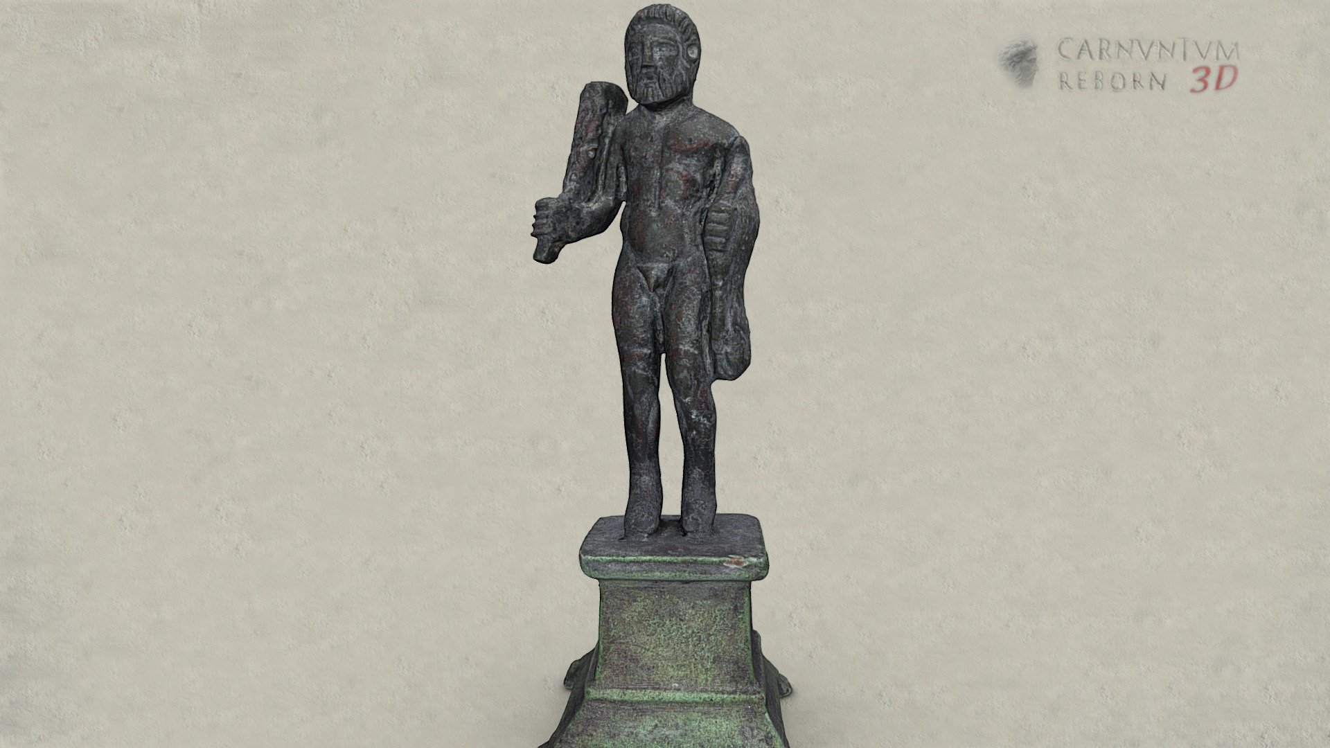 Herkulesstatuette — Sketchfab embed 3D viewer