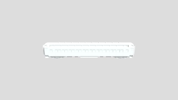 Polar Express Coach. 3D Model