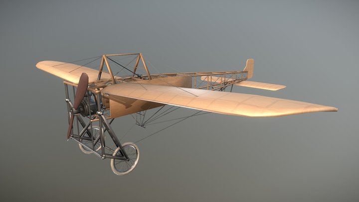 Bleriot-XI FILE 3D Model