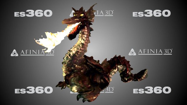 Dragon, by Afinia ES360 3D Scanner 3D Model