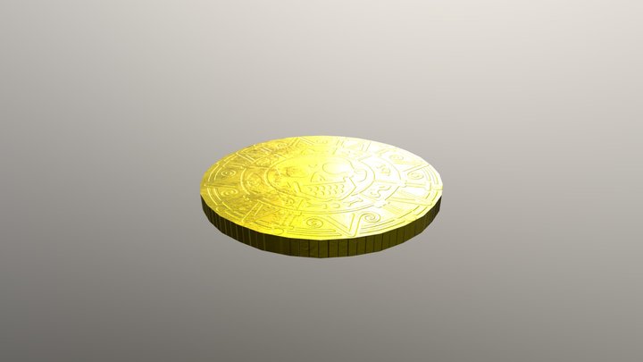 Pirate Coin 3D Model