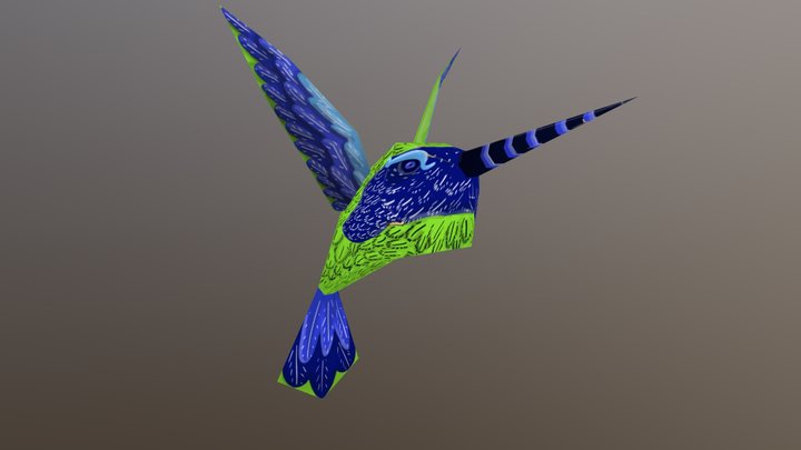 Colibrí / Hummingbird 3D Model