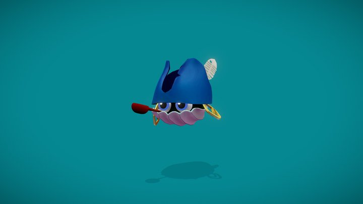 Capitaine Clam 3D Model