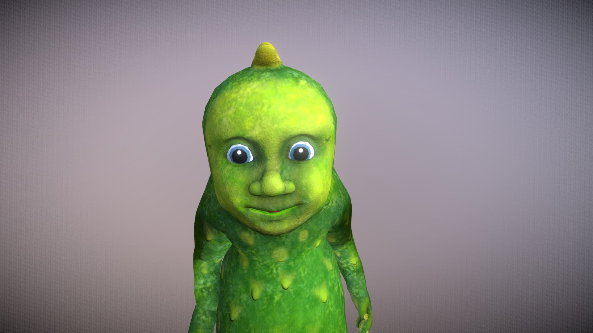 Cucumber Man Buy Royalty Free 3D model by TeamPanda [9bce005