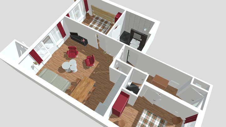 Appartement AVA V02 3D Model