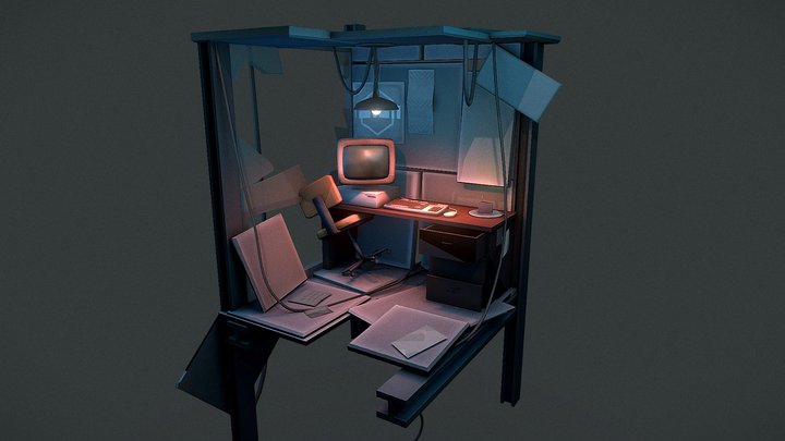 Happy Birthday - Week 8 - Portal 2 3D Model