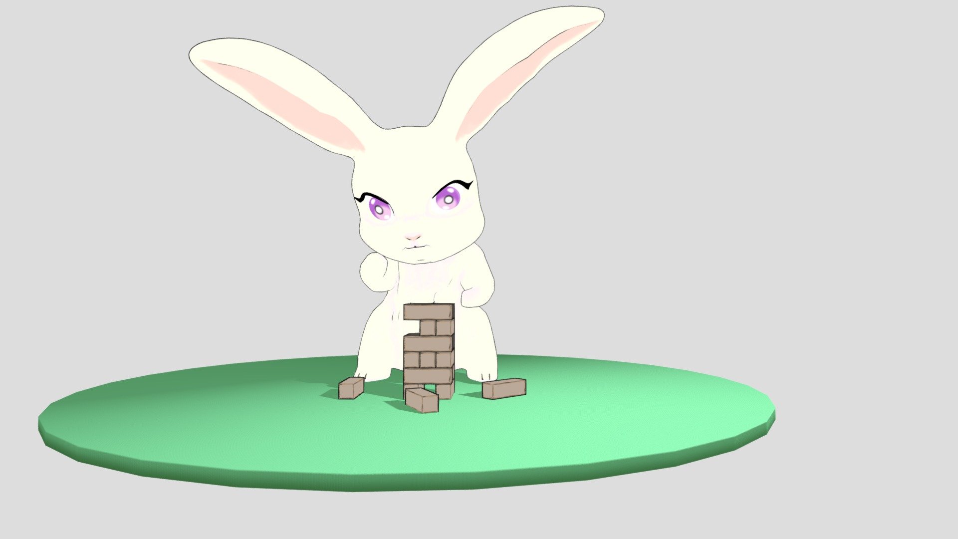 Vivi, the bunny - 3D model by darkunykorn [9bcf9de] - Sketchfab