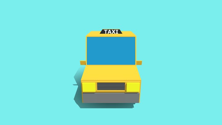 Taxi 3D Model