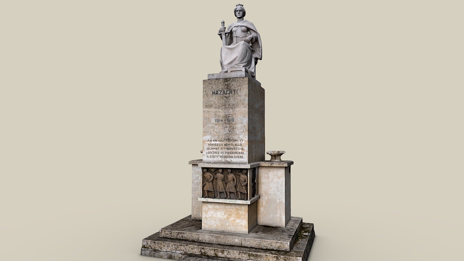 Kriegerdenkmal — Sketchfab embed 3D viewer