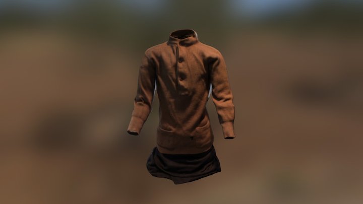 George Dicks Sweater, World War I, 10.02.30 3D Model