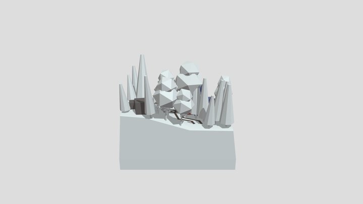 Blockout 3D Model