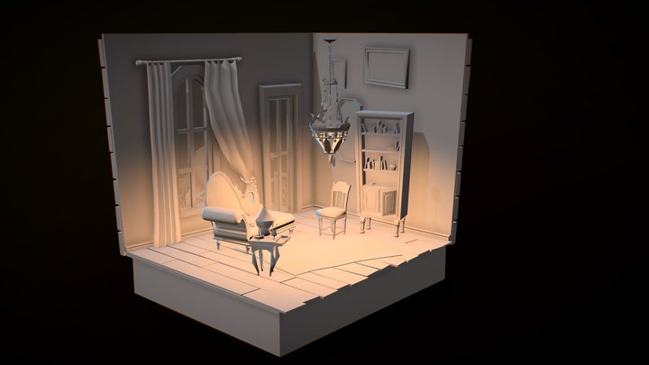 Livingroom 3D Model