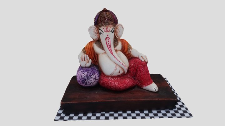 Boudha Ganesha 3D Model