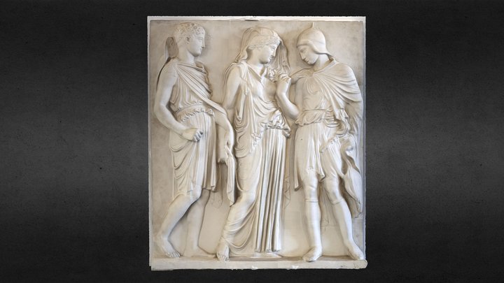 Orpheus-Relief 3D Model