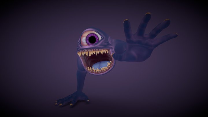 Eyeball creature 3D Model