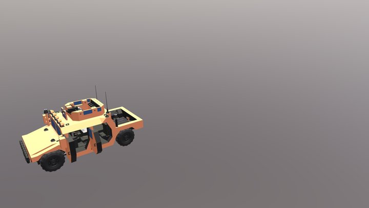 H1 Humvee 3D Model