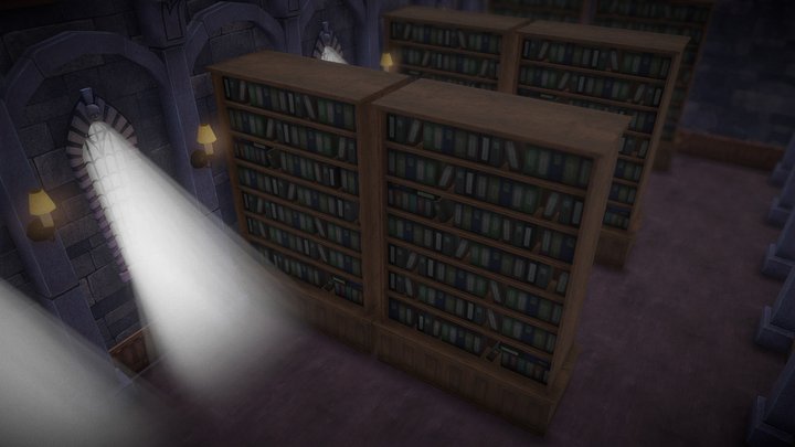 Library Monster High 3D Model