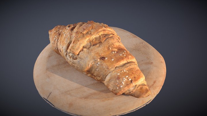 Croissant 3D Model