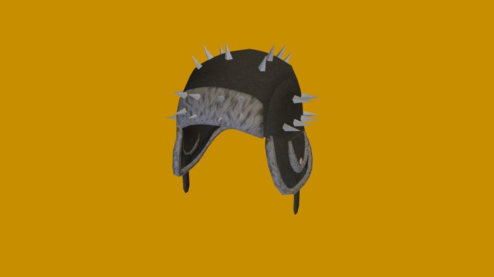 ugc russian hat grey 3D Model