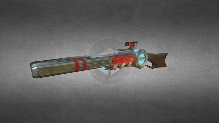Energy Rifle 3D Model