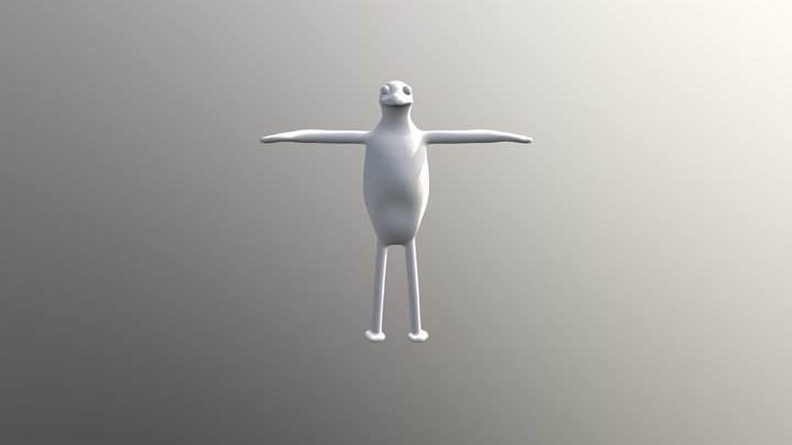 Right Strafe Walking 3D Model