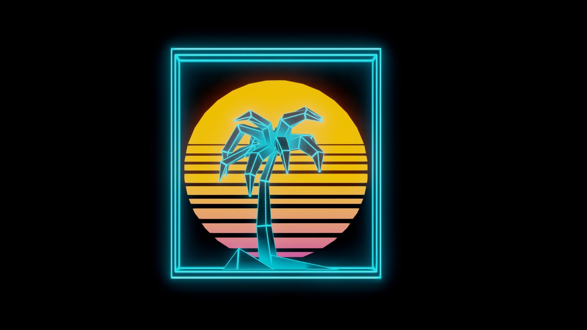 Synthwave art