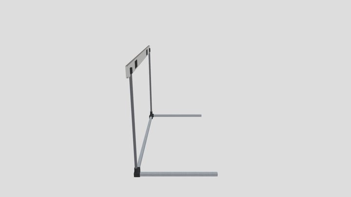 Alloy Hurdle 3D Model
