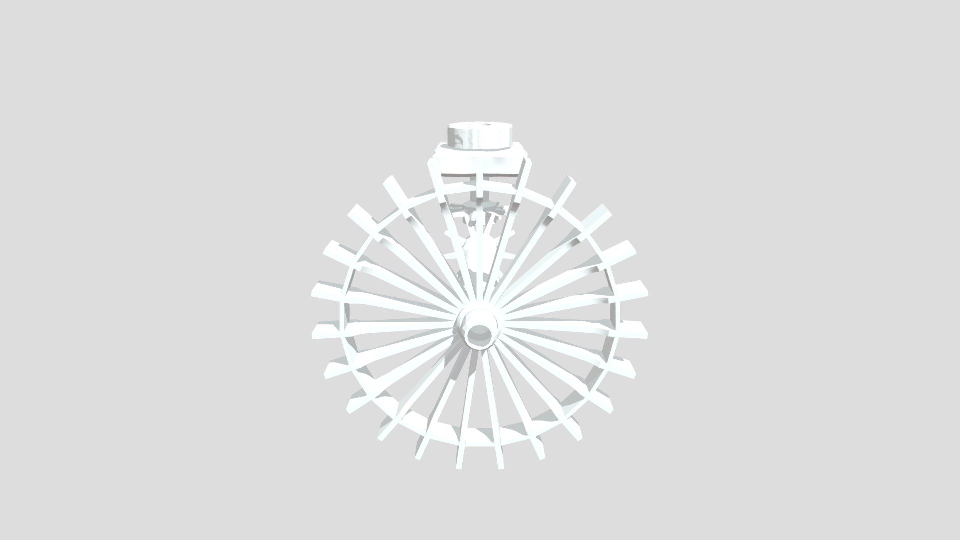 Ricostruzione Ruota di un mulino