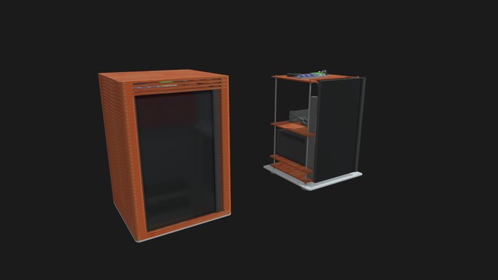 Amazon Kindle HQ - Computer Enclosure 3D Model