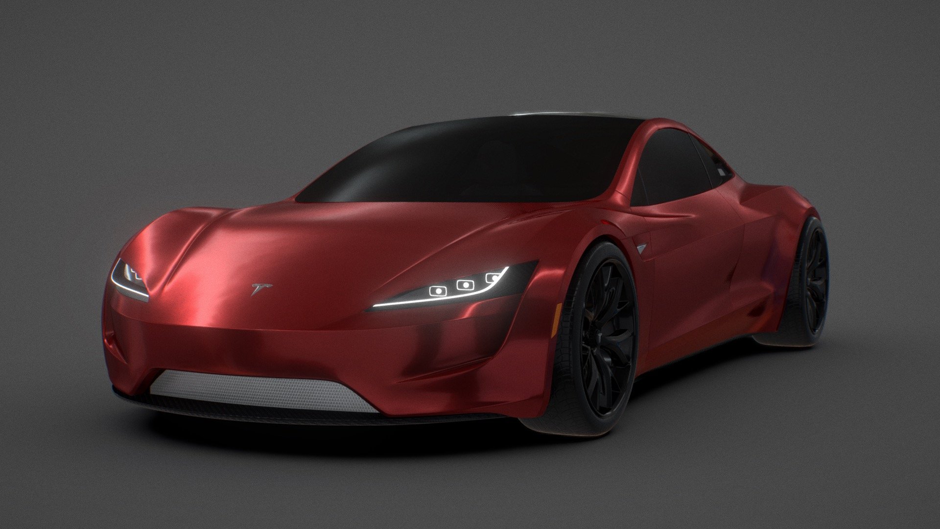 Tesla Roaster 2020 - Download Free 3D model by ChoochooLi Models ...