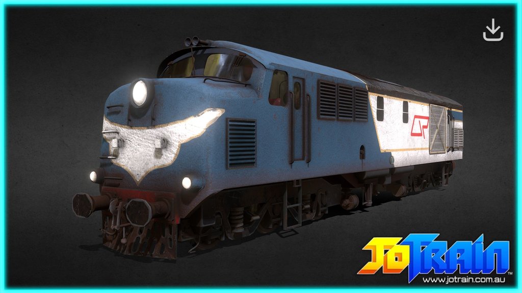 Queensland Railways 1200 Class Diesel Locomotive