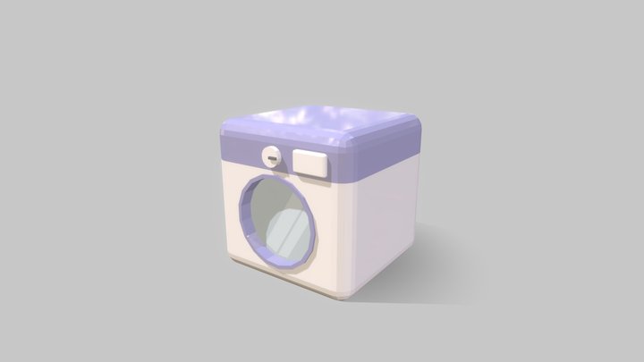 Washing Machine | Cute Series 3D Model