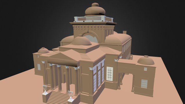 Great Synagogue on Tłomackie Street 3D Model