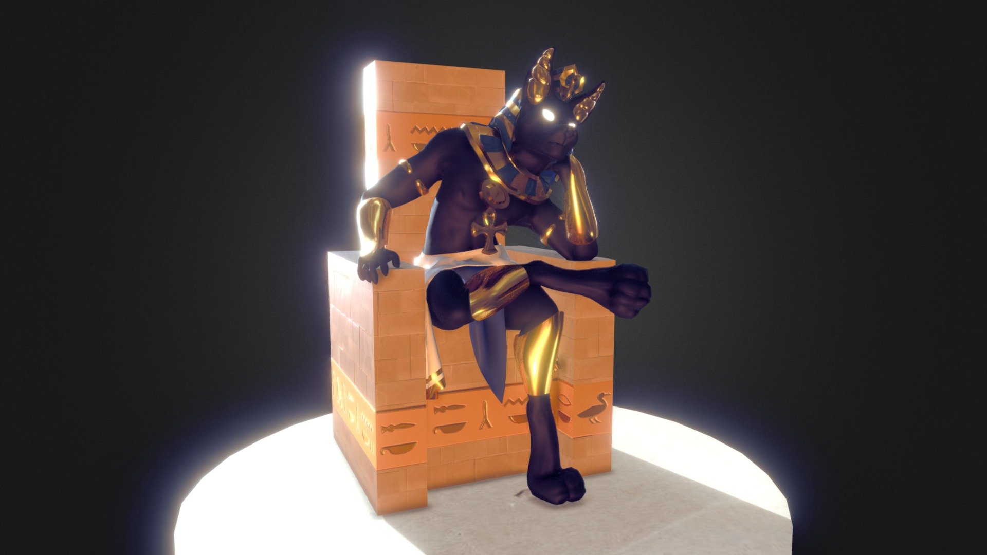 Anubis - 3D model by catt185 [9bdc1ca] - Sketchfab