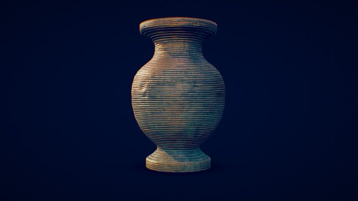 Stylized Vase 4 3D Model