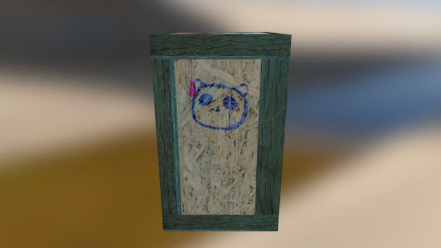 Crate 03 3D Model