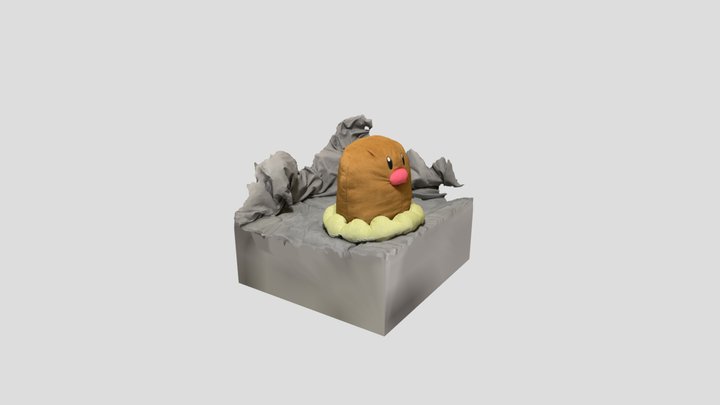 Diglett 3D Model