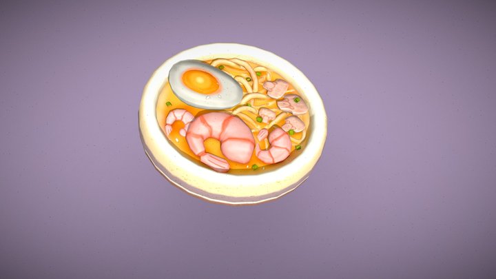 Ramen 3D Model