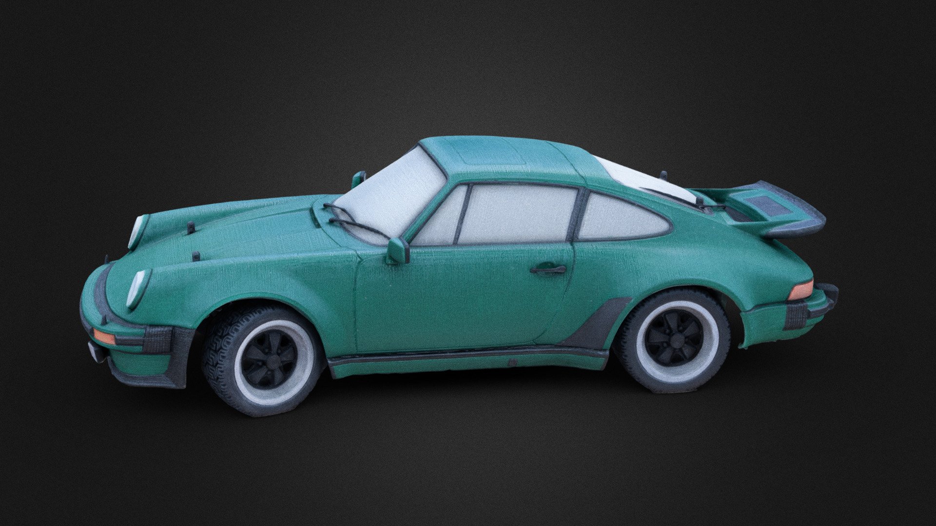 1975 Porsche 930 RC Body w MyRCCar KIDS Chassis Buy Royalty Free 3D