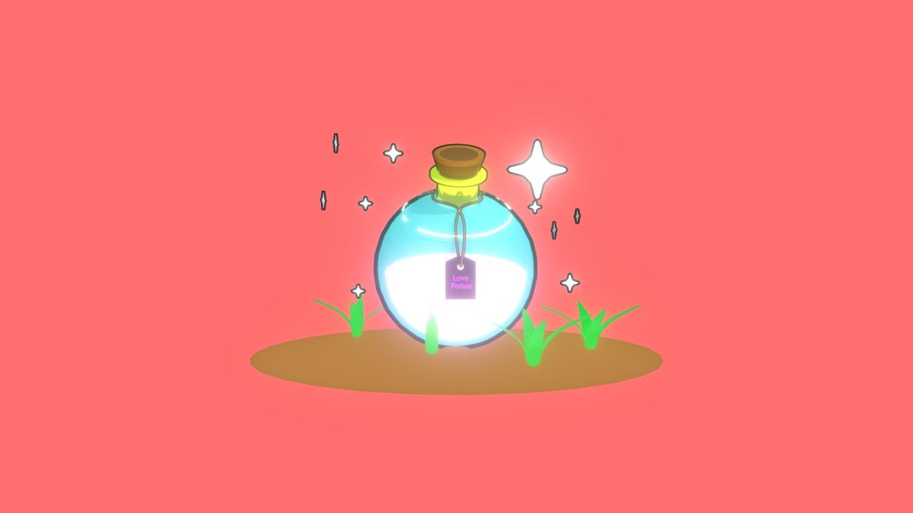 Love Potion Bottle(FBX)