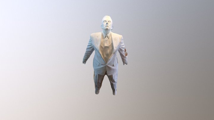White Man by Bob Trotman 3D Model