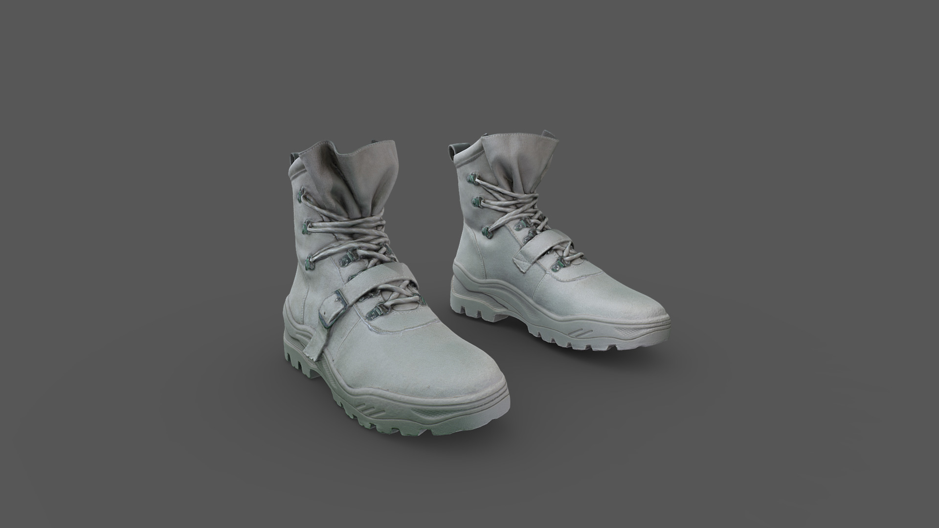3D model Pair of Boots - This is a 3D model of the Pair of Boots. The 3D model is about a pair of shoes.